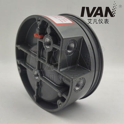 Plastic Micro Low Differential Pressure Gauge For Air Pressure Gauge Plastic Material