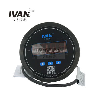 Temperature Compensation Digital Differential Pressure Gauge F3S2 with Alarm LED Switch