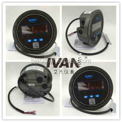 IVANPER 4-20mA Digital Differential Pressure Switch with Alarm LED Stainless Steel Case