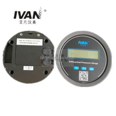 Temperature Compensation Digital Differential Pressure Gauge F3S2 with Alarm LED Switch