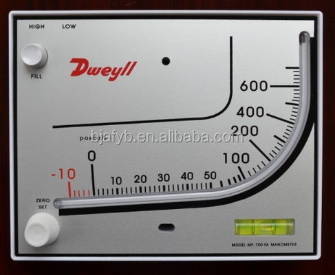 Plastic Inclined-Vertical Type Differential Pressure Manometer for OEM Red Oil Tester