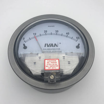 A2000 Series Differential Pressure Gauge with ±2% FS Accuracy and -7-60C Temperature Range