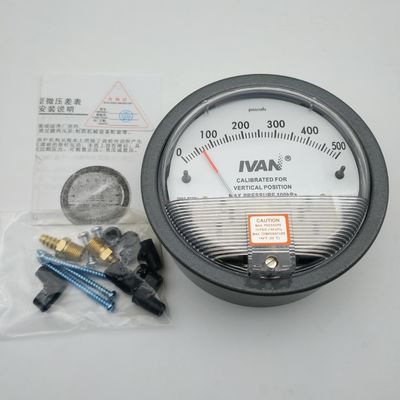 Cast Aluminum Case Differential Pressure Gauge for 15PSI Max. Pressure in Industrial