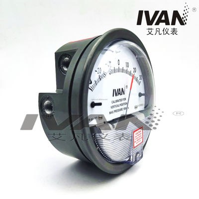 4" Dial Size Differential Pressure Meter for Measuring Pressure Differences up to 1.5kpa