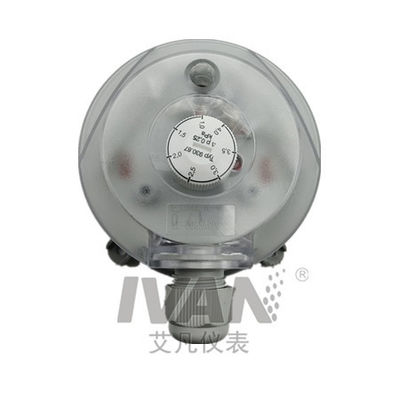 Customized Support Plastic Adjustable Differential Pressure Switches for B2B Industry