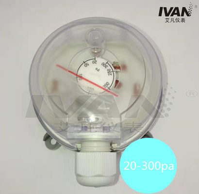 Max. Working Pressure 33Bar 6.3mm x 0.8 Blade Differential Pressure Switch IP54 20-300Pa