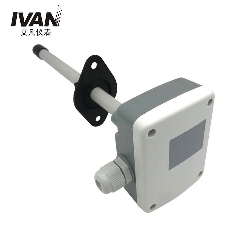 Versatile Duct Mount Air Velocity Sensor With 4-20Ma Output for Various Environments