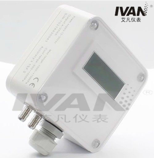 Air Adjustable Differential Pressure Transmitter with IP 65 Protection and LCD Display